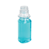 4 oz. Clear PET Triangle Bottle with 28/400 Neck  (Cap Sold Separately)